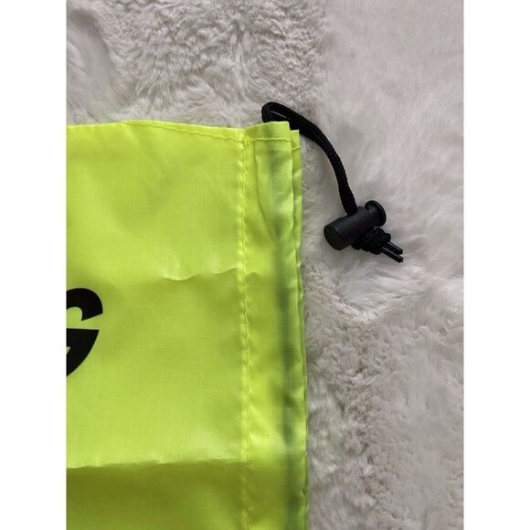 Nike Drawstring Tote Bag Air Zoom Track & Field Racing VOLT Yellow Bag Only NEW - Picture 3 of 7